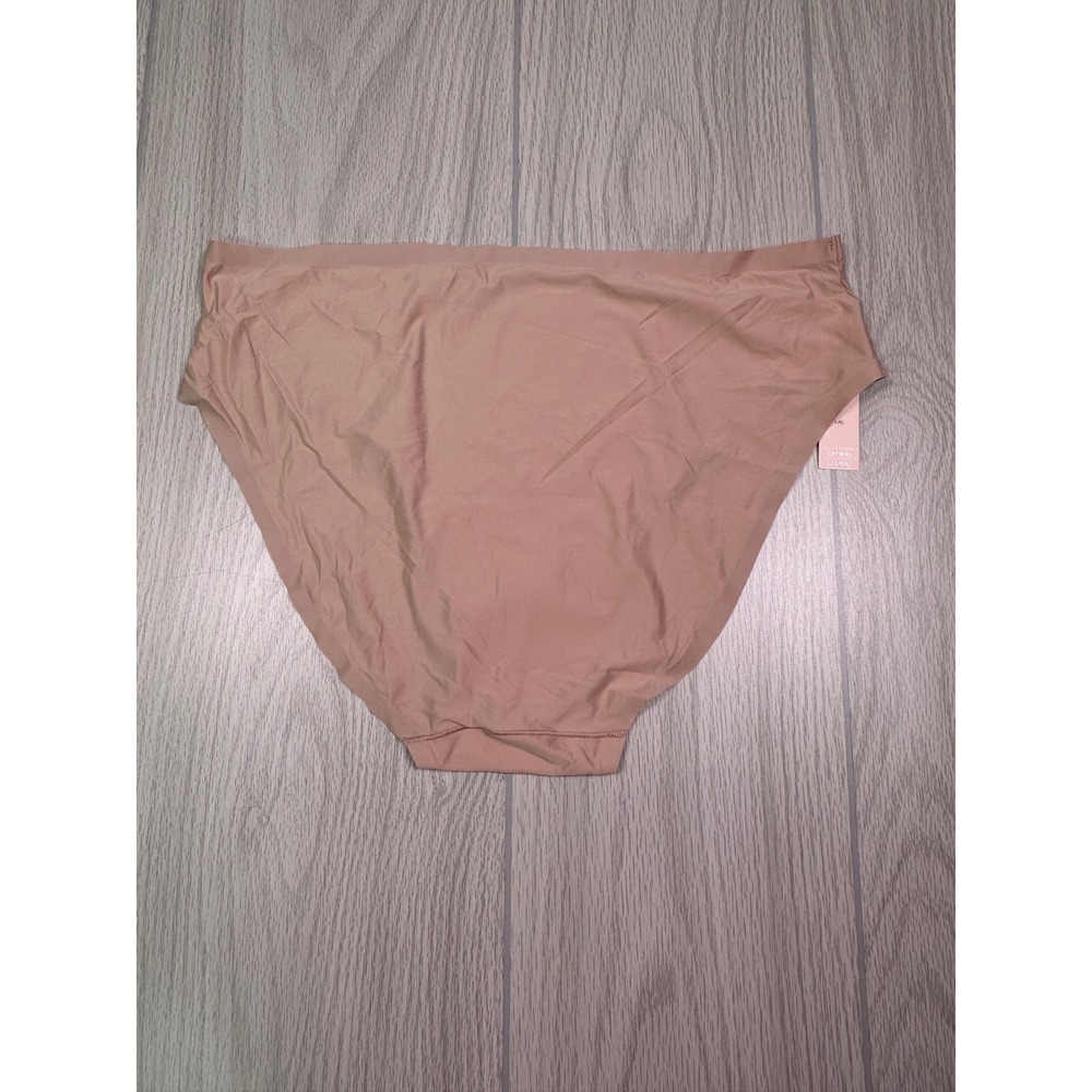 Victorias Secret Seamless Bikini Panties Nude Large NEW - Picture 2 of 3